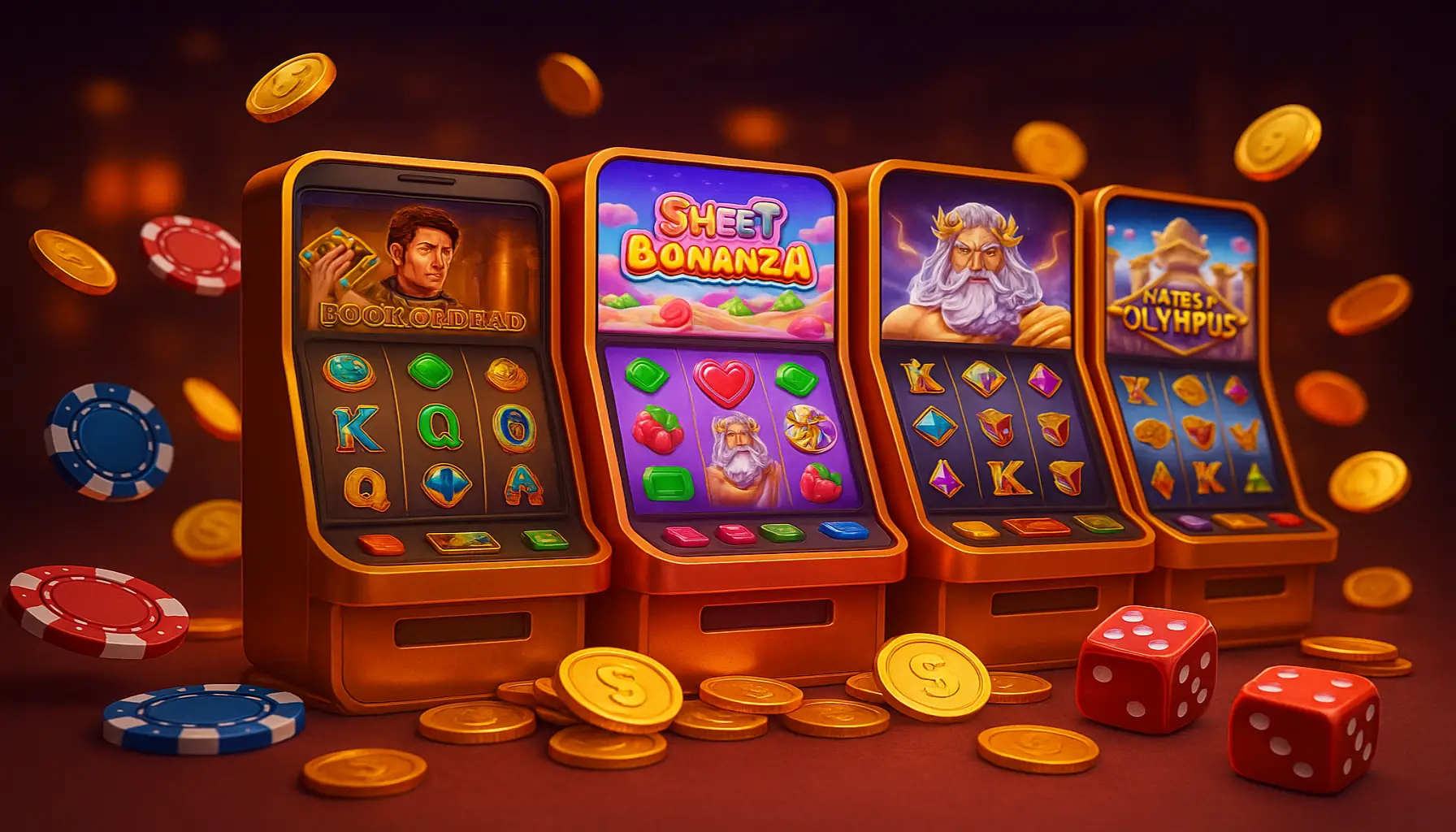 Jogos de Slot no Casino Online GOLFINHOPG.COM