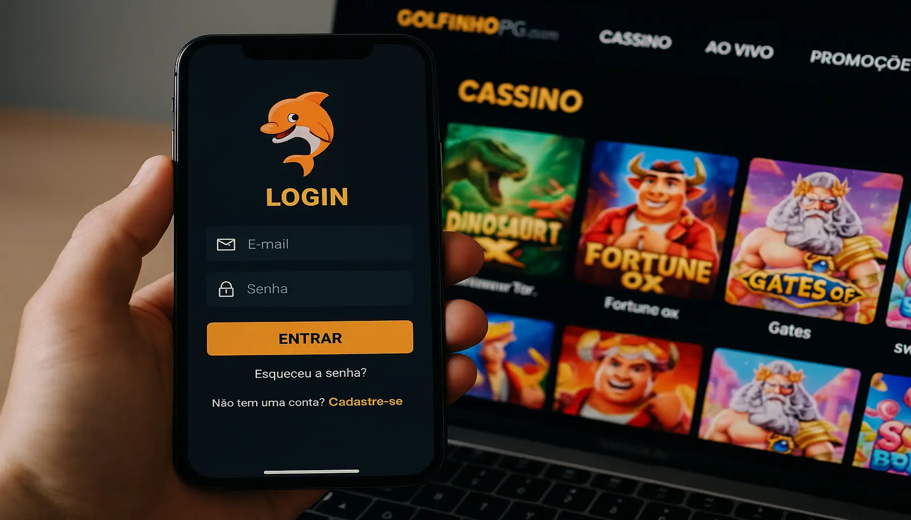Login no Cassino GOLFINHOPG.COM